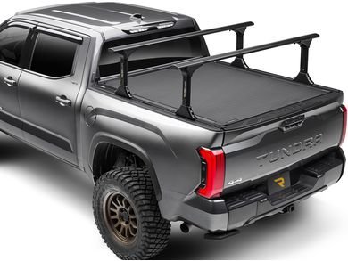 BAKFlip CS tonneau cover with integrated rack system on Ford F-150