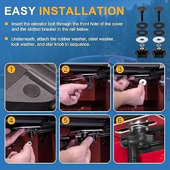 BAKFlip G2 installation hardware kit clamps rails mounting accessories truck bed