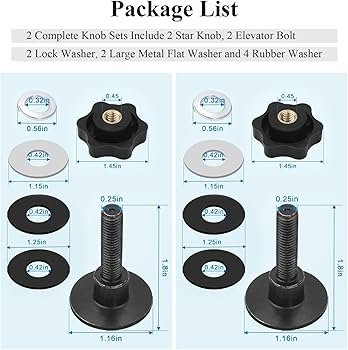 BAKFlip MX4 replacement clamp hardware kit stainless steel bolts washers