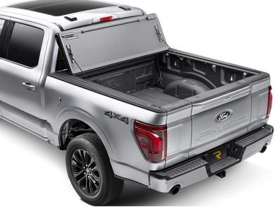 BAKFlip MX4S tonneau cover GMC Sierra aluminum matte finish installed