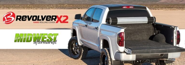BAKFlip Roll-X tonneau cover installed pickup truck bed aluminum folding rolling