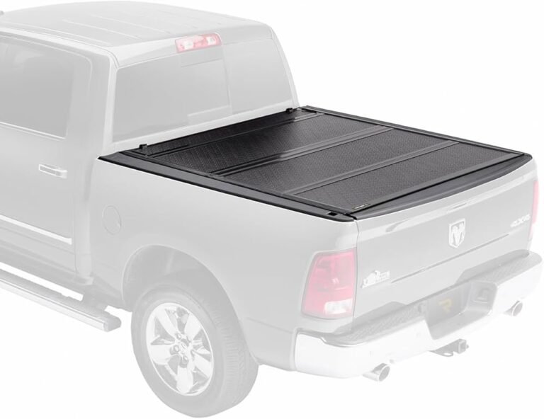 BAKFlip tonneau cover installed pickup truck bed aluminum folding comparison